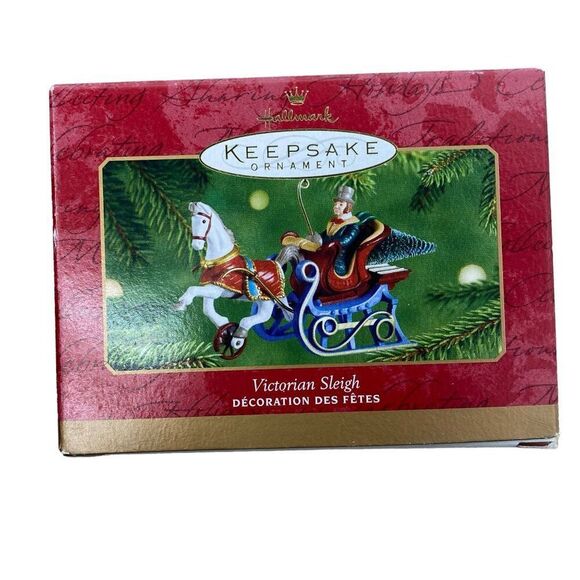 Die Cast Metal  Victorian Sleigh 2001 Hallmark Keepsake Ornament - Picture 1 of 5